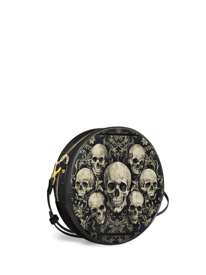 "Deathmark" Circle Crossbody Bag