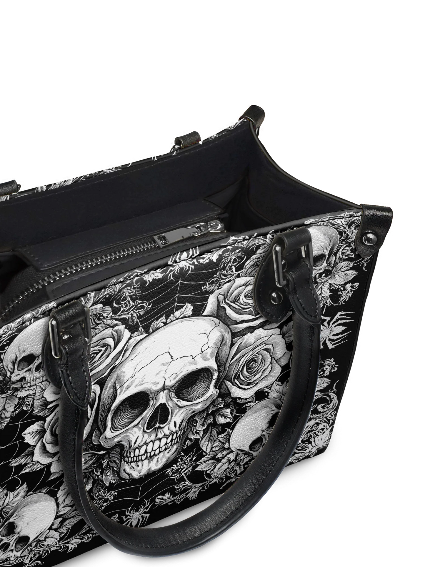 "Gravebloom"- Small Leather Handbag Matching Set (FREE WALLET)