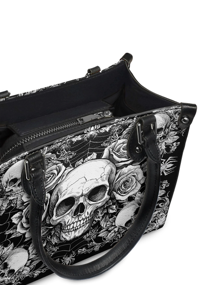 "Gravebloom"- Small Leather Handbag Matching Set (FREE WALLET)