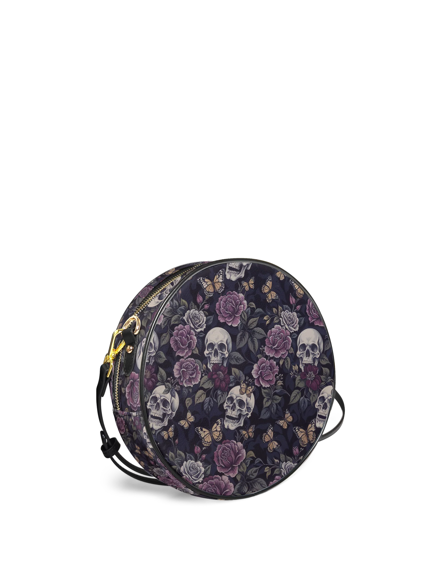 "Noctaflora" Circle Crossbody Bag