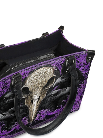 "Corvexia" - Small Leather Handbag Matching Set (FREE WALLET)