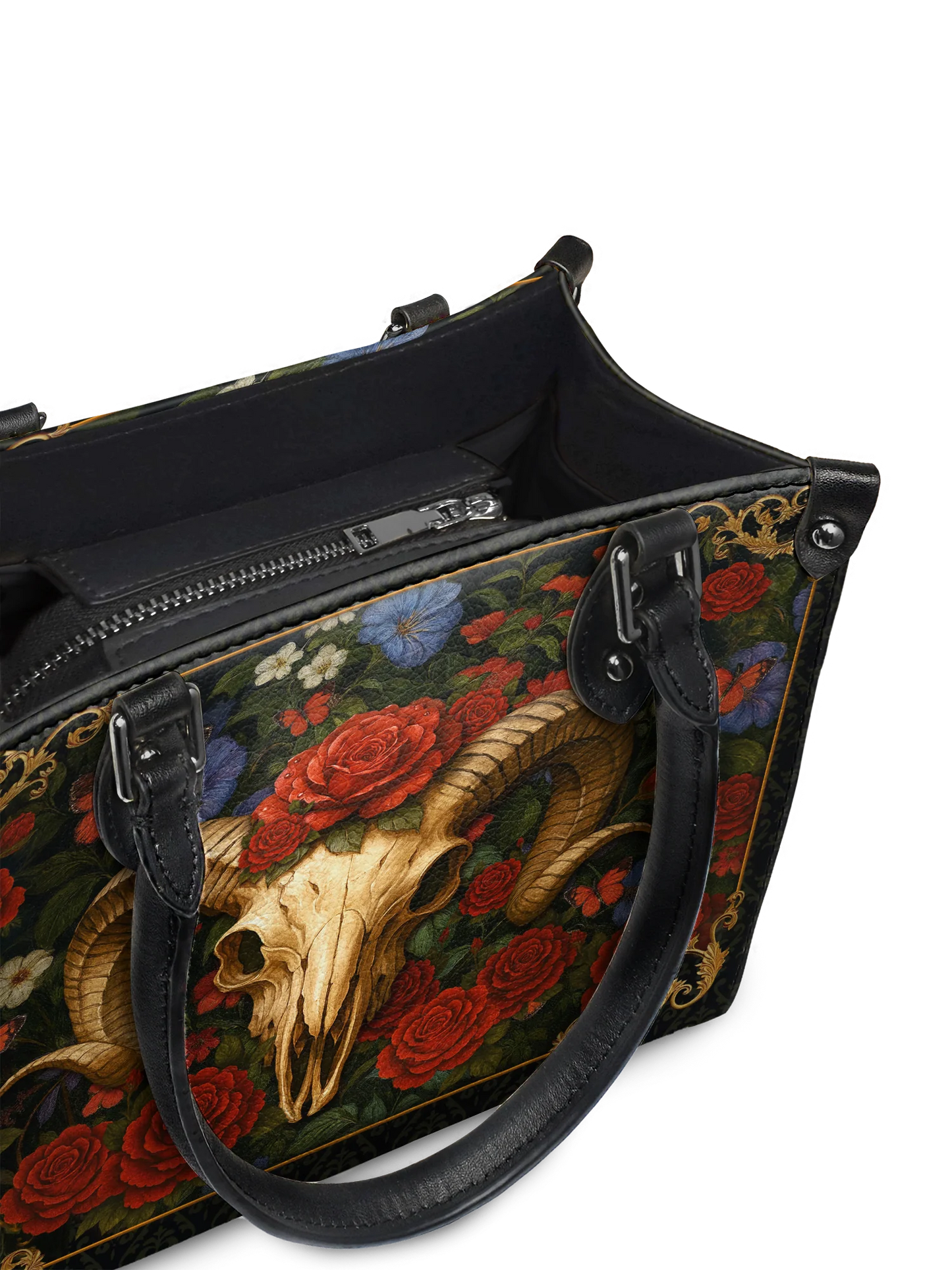 "Rosethorn" - Small Leather Handbag Matching Set (FREE WALLET)
