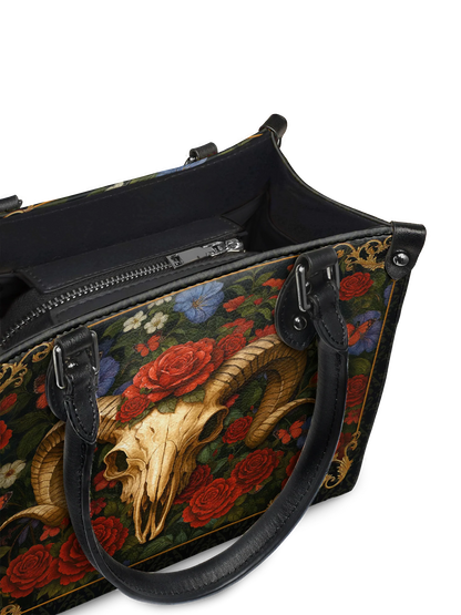 "Rosethorn" - Small Leather Handbag Matching Set (FREE WALLET)