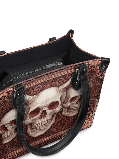 "Triskelion" - Small Leather Handbag Deal (FREE WALLET)
