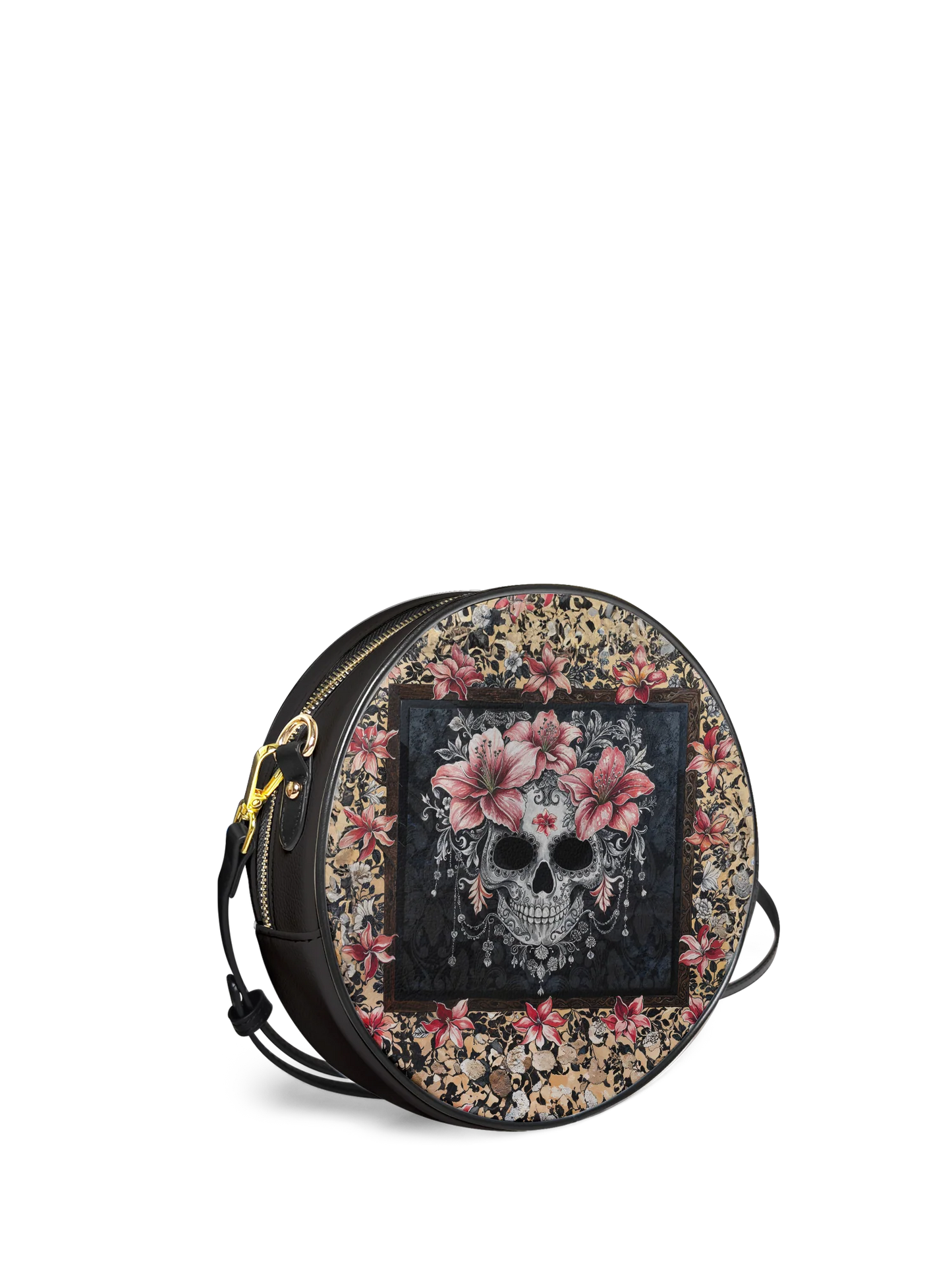 "Roselace" Circle Crossbody Bag