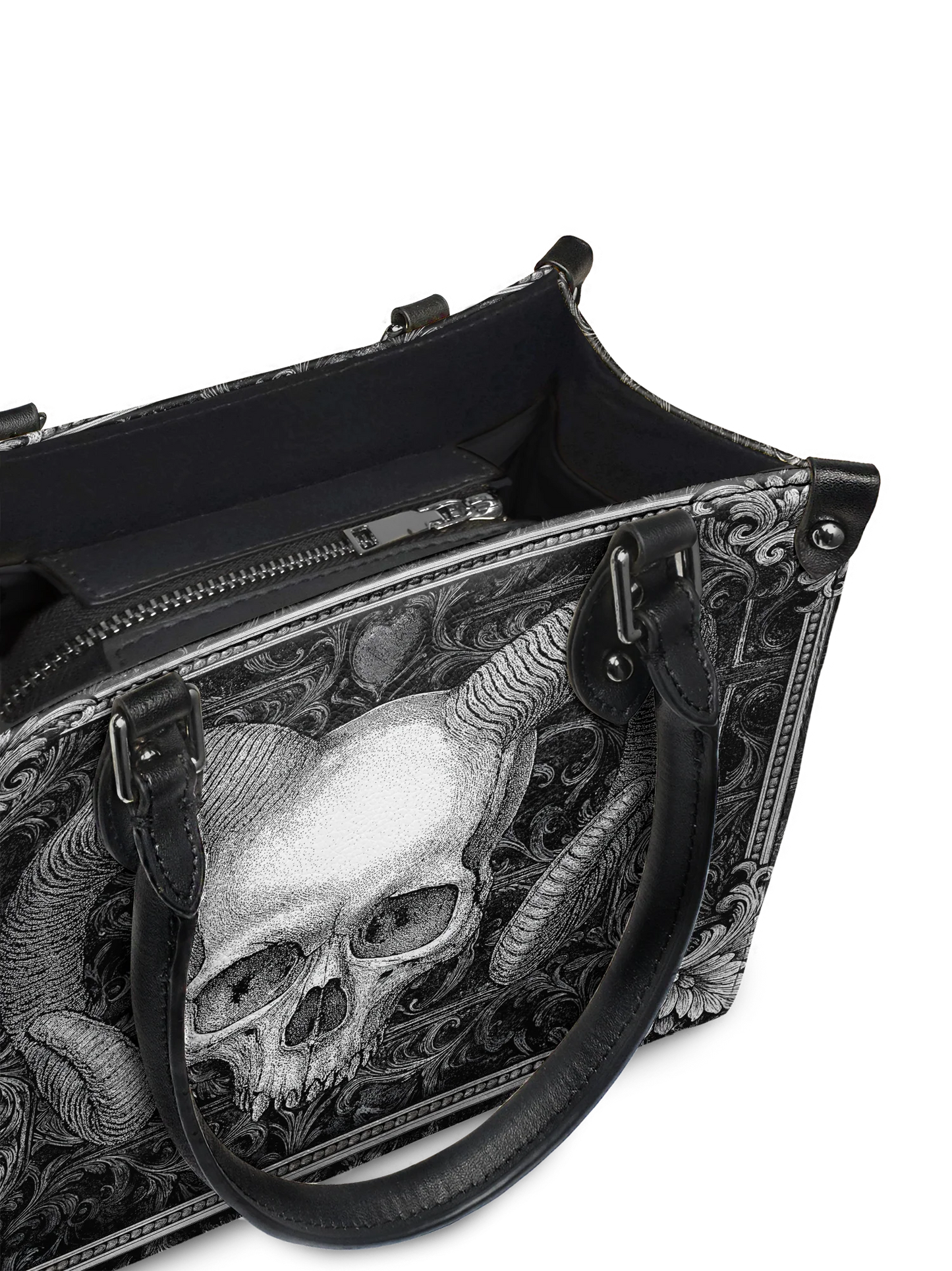 "Grimcrown" - Small Leather Handbag Matching Set (FREE WALLET)