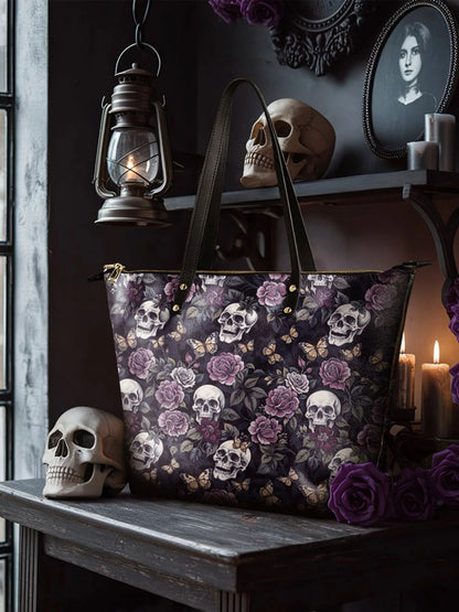 "Noctaflora" Leather Tote Bag Matching Set (FREE WALLET)