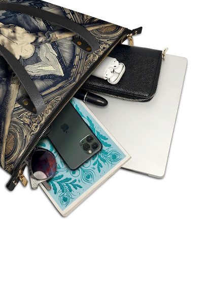 "Altarhorn" Leather Tote Bag Matching Set (FREE WALLET)
